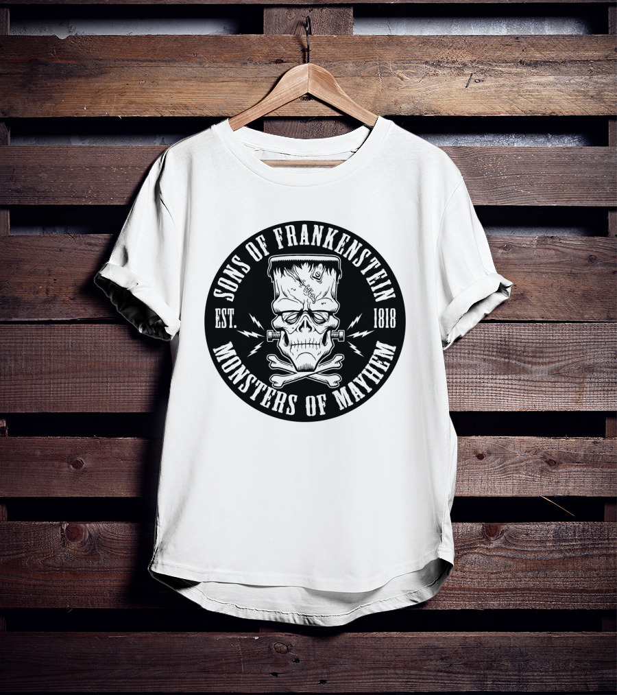 Sons Of Frankenstein Monsters Of Mayhem Est. 1818 T-Shirt