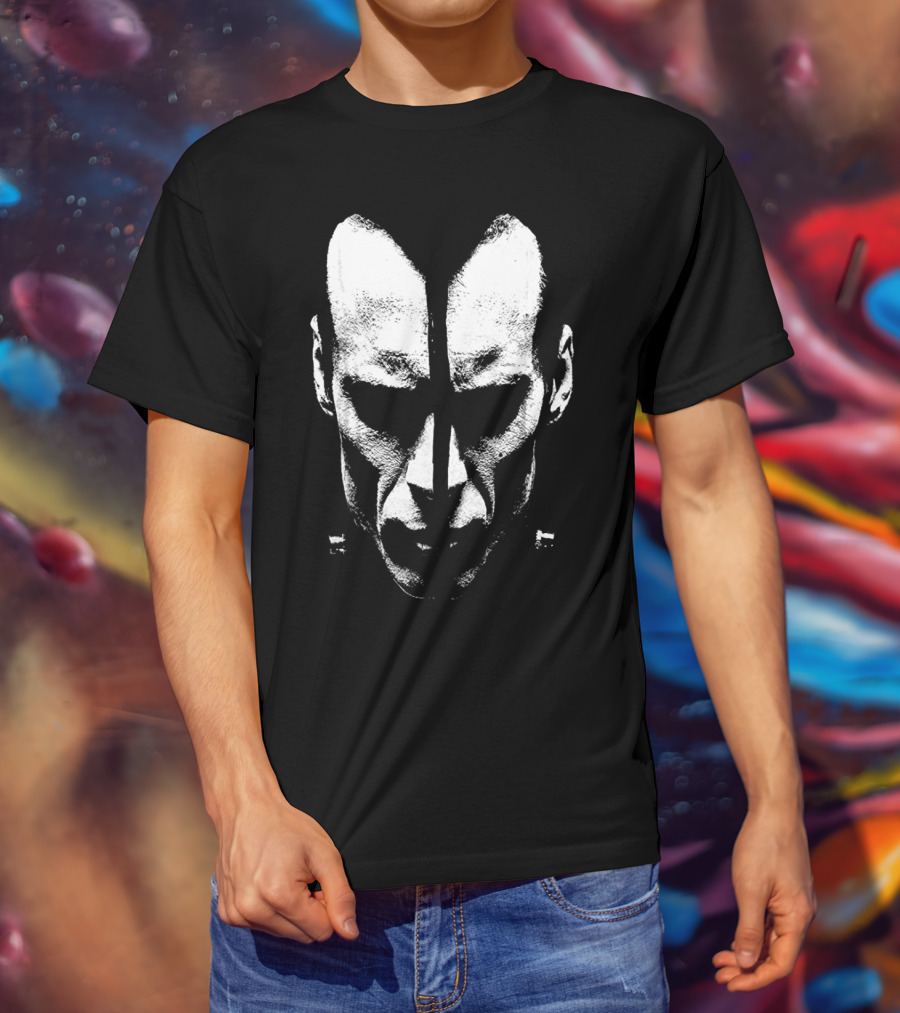 Doyle Wolfgang Von Frankenstein MT Masked Face Monochrome T-Shirt