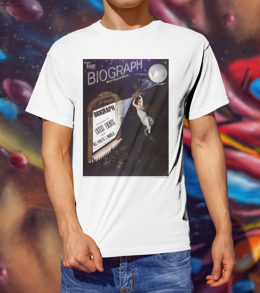 The Biograph 1910 Reg Trade Mark Biograph Presenting Latest Events From All Parts Of The World T-Shirt