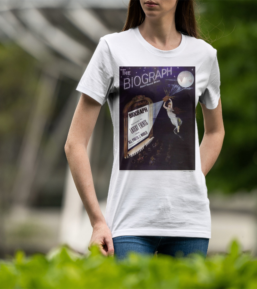 The Biograph 1910 Reg Trade Mark Biograph Presenting Latest Events From All Parts Of The World T-Shirt