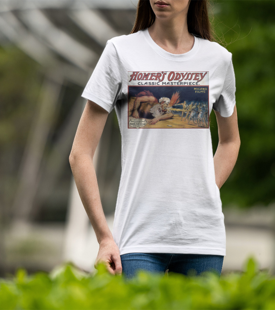 Homer's Odyssey Classic Masterpiece Milano Films Exclusive North American Rights Monopol Film Company T-Shirt