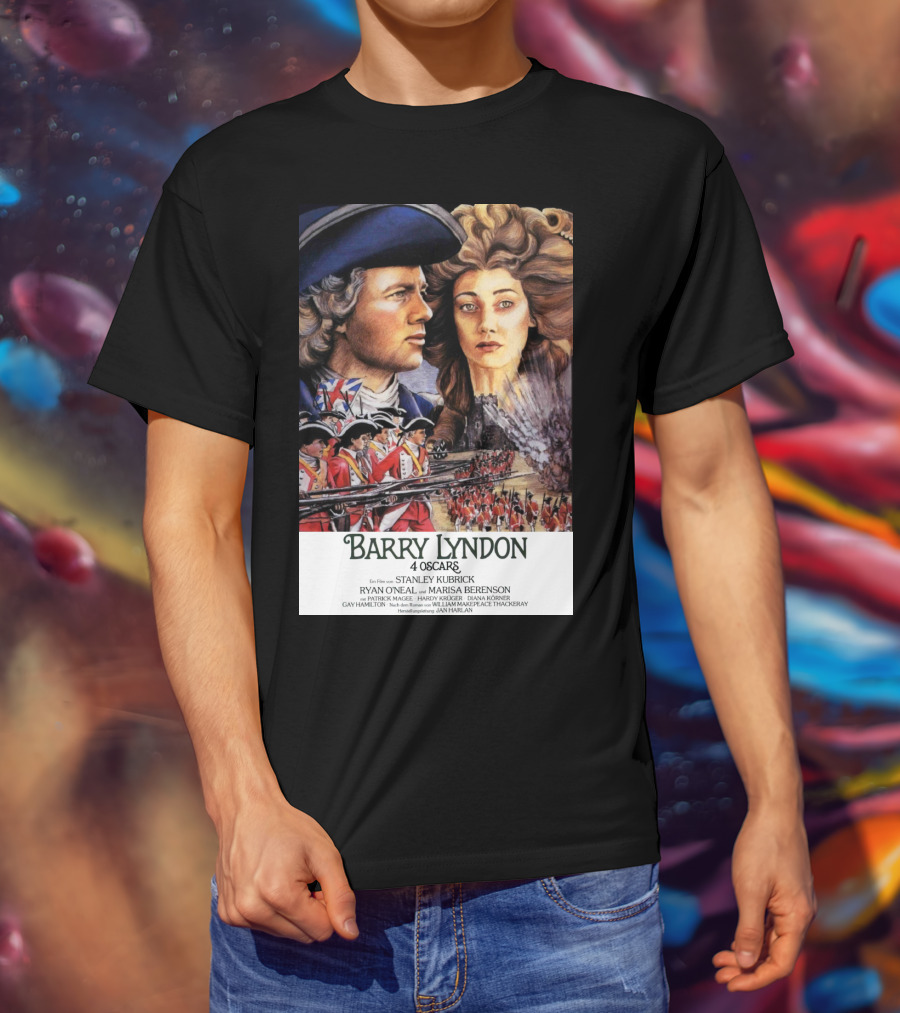 Barry Lyndon Stanley Kubrick 4 Oscars Ryan O'Neal Marisa Berenson T-Shirt