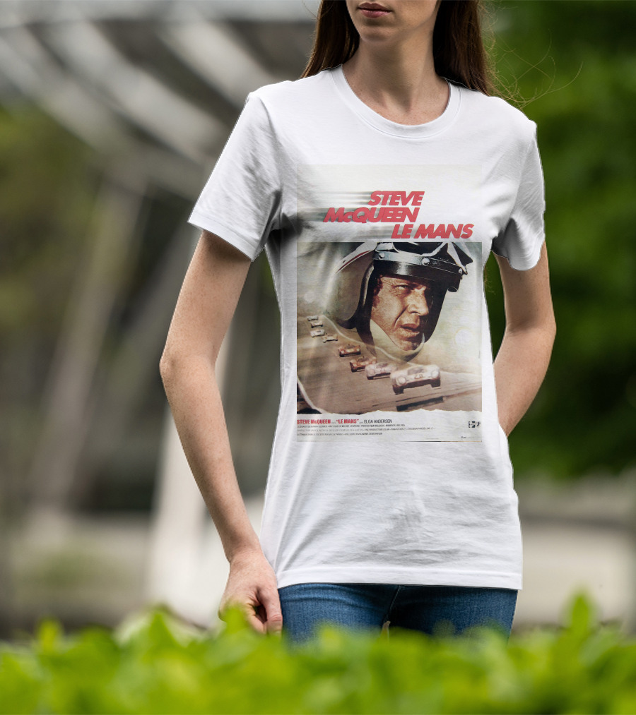 Steve McQueen Le Mans 1971 Racing Film T-Shirt