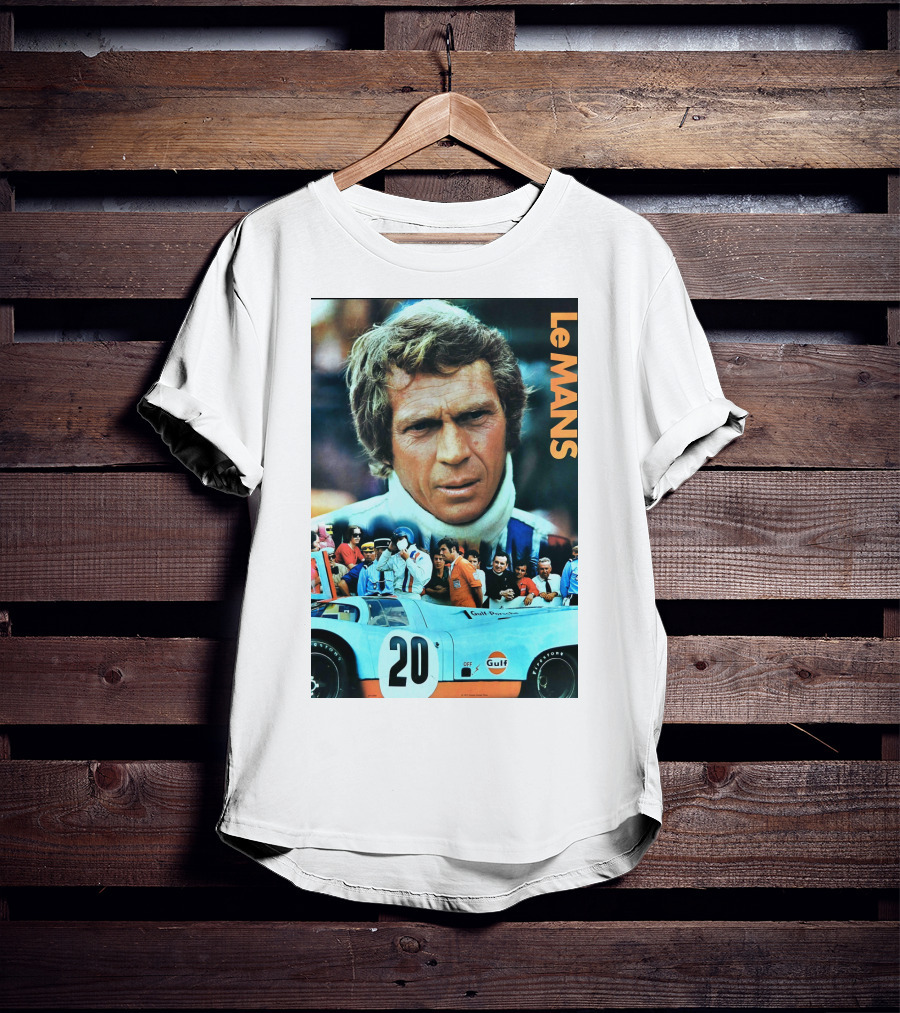 Le Mans 1971 Steve McQueen Gulf Racing 20 T-Shirt