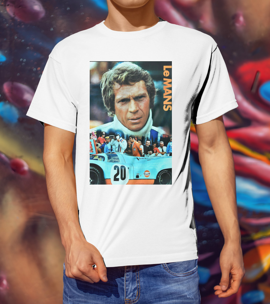 Le Mans 1971 Steve McQueen Gulf Racing 20 T-Shirt