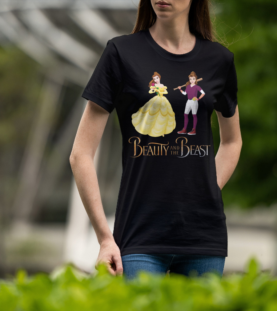 Beauty And The Beast Softball T-Shirt