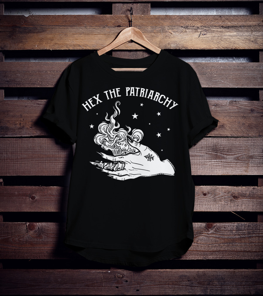 Hex The Patriarchy Hand Stars Smoke T-Shirt