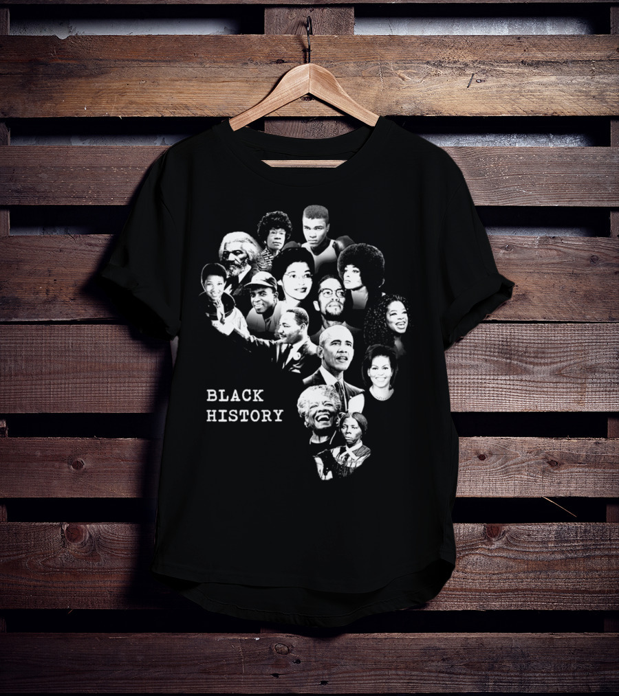 Black History Icons And Influential Figures T-Shirt