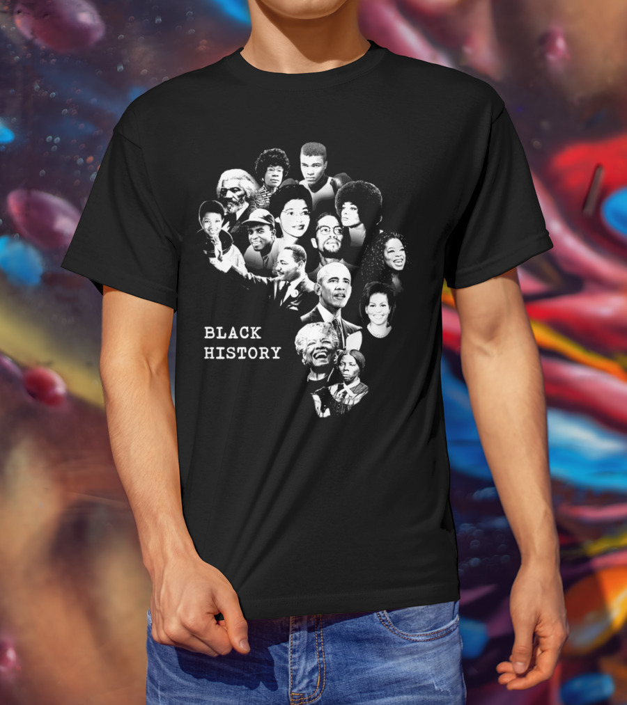 Black History Icons And Influential Figures T-Shirt
