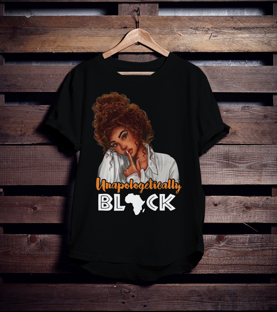 Unapologetically Black African Map T-Shirt