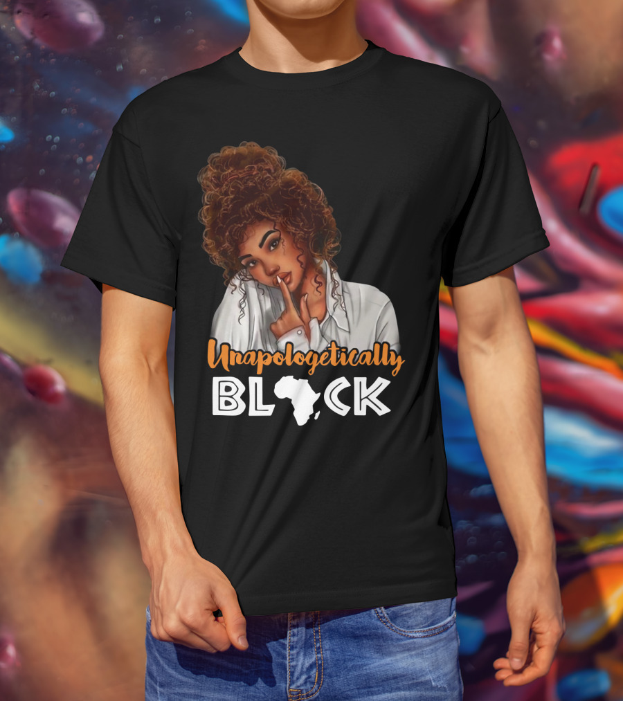 Unapologetically Black African Map T-Shirt