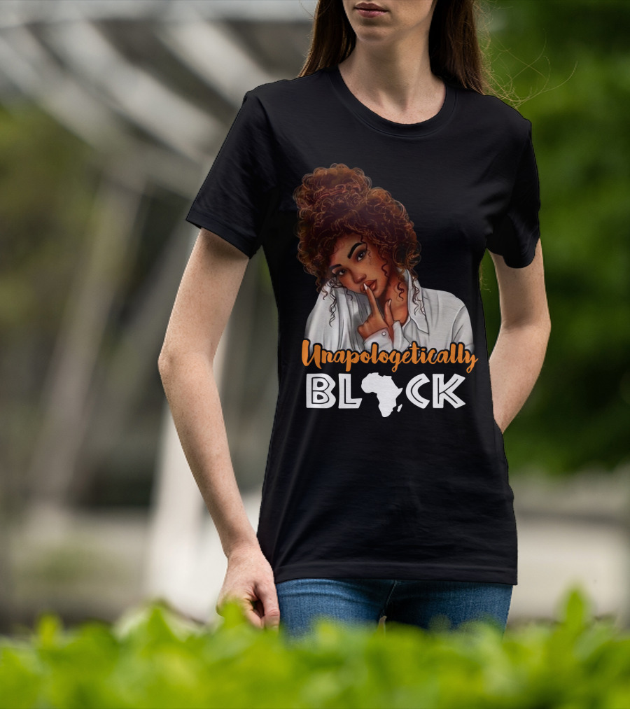 Unapologetically Black African Map T-Shirt
