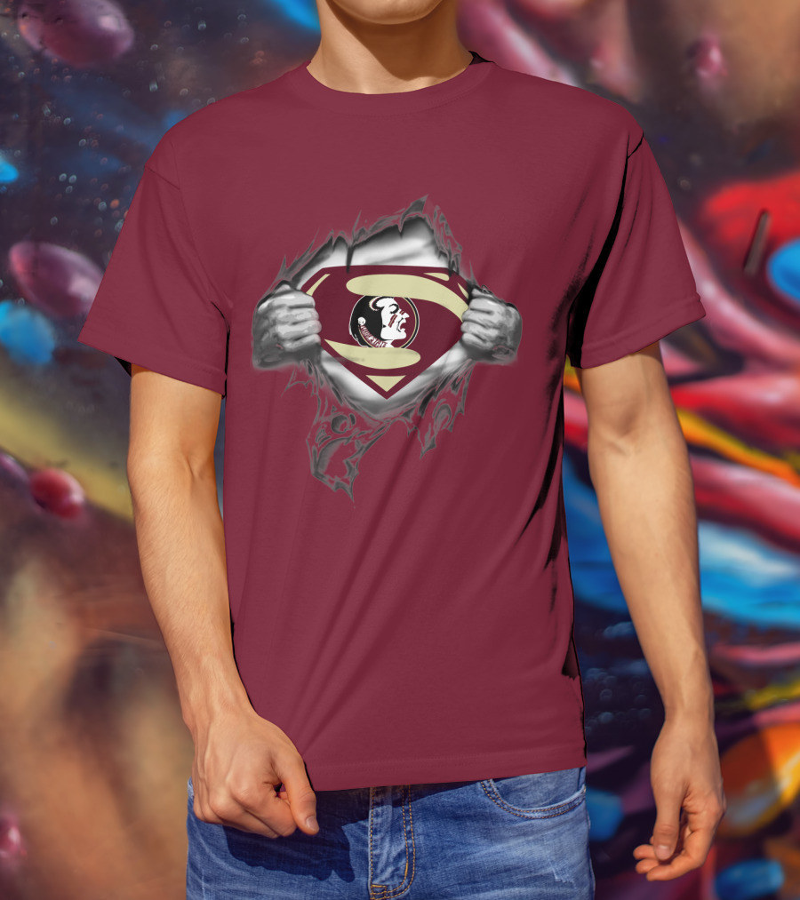 Seminoles Superman Logo Mashup T-Shirt