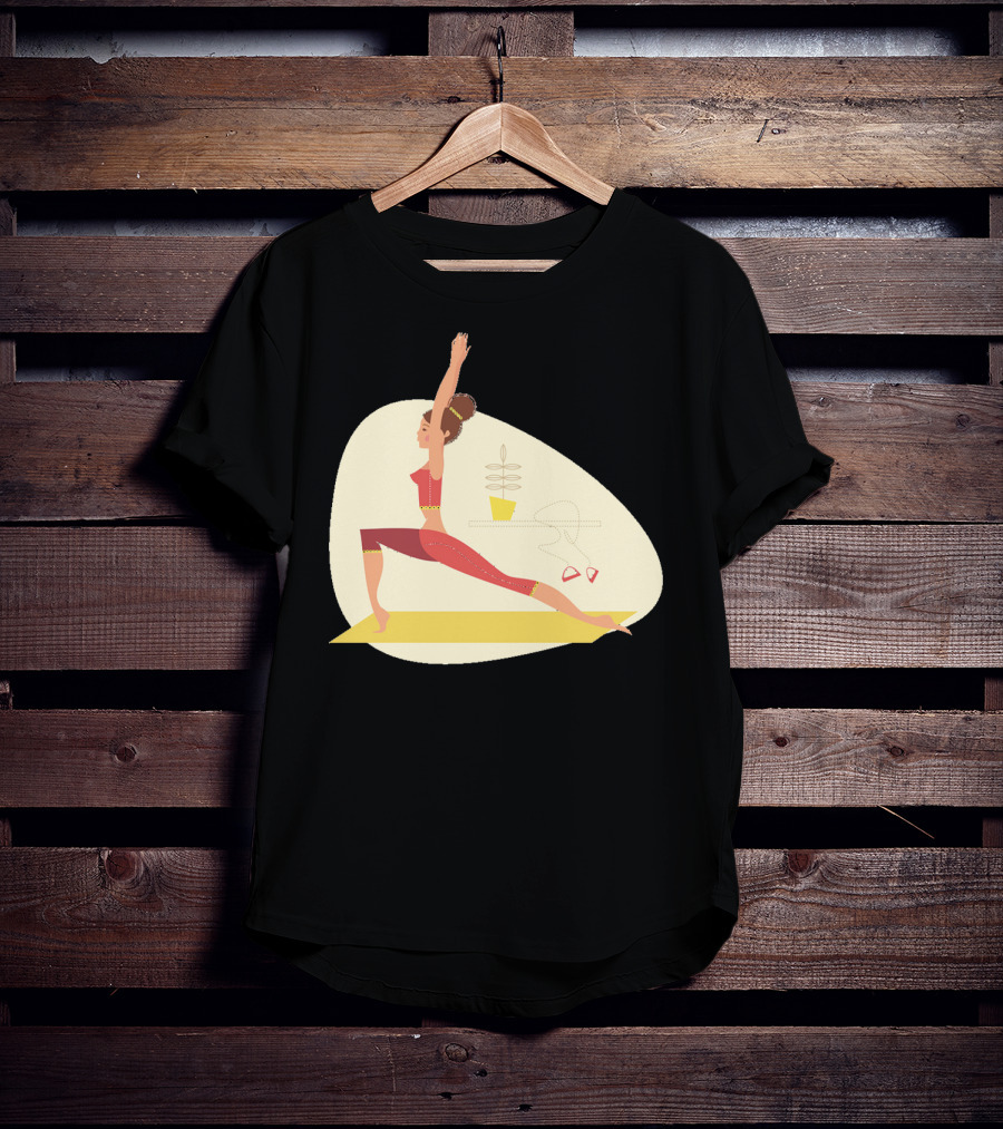 Fun Yoga Pose For Relaxing Workout Sessions T-Shirt