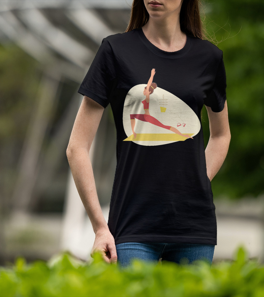 Fun Yoga Pose For Relaxing Workout Sessions T-Shirt