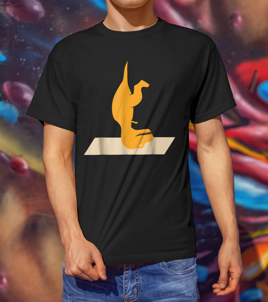 Sirsasana Rex Funny Yoga Dinosaur Lovers T-Shirt