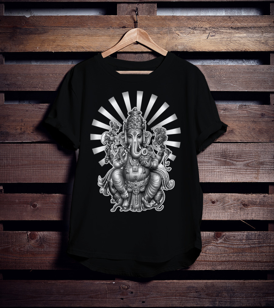 Ganesha Radiant Yoga Pose T-Shirt