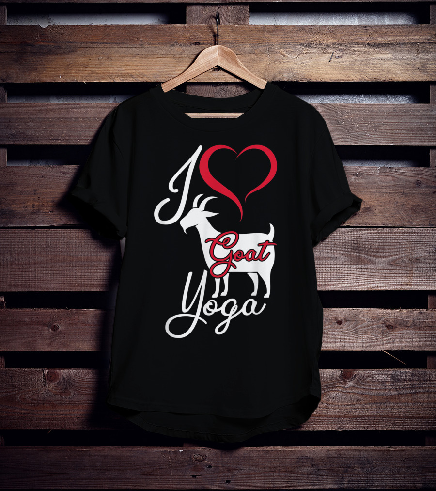 I Love Goat Yoga T-Shirt