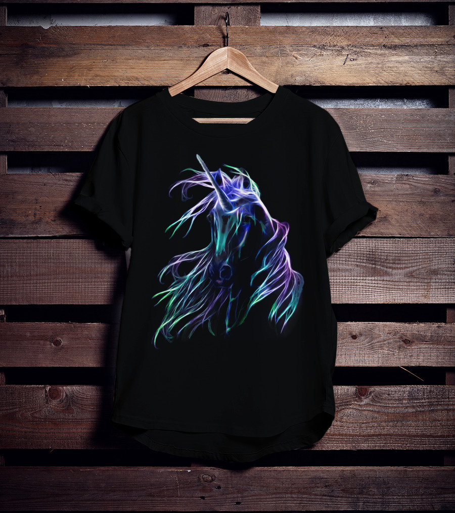 Unicorn In My Heart Neon Fantasy T-Shirt
