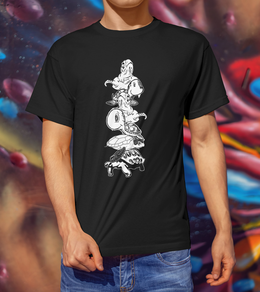 Turtles Evolution Stack T-Shirt