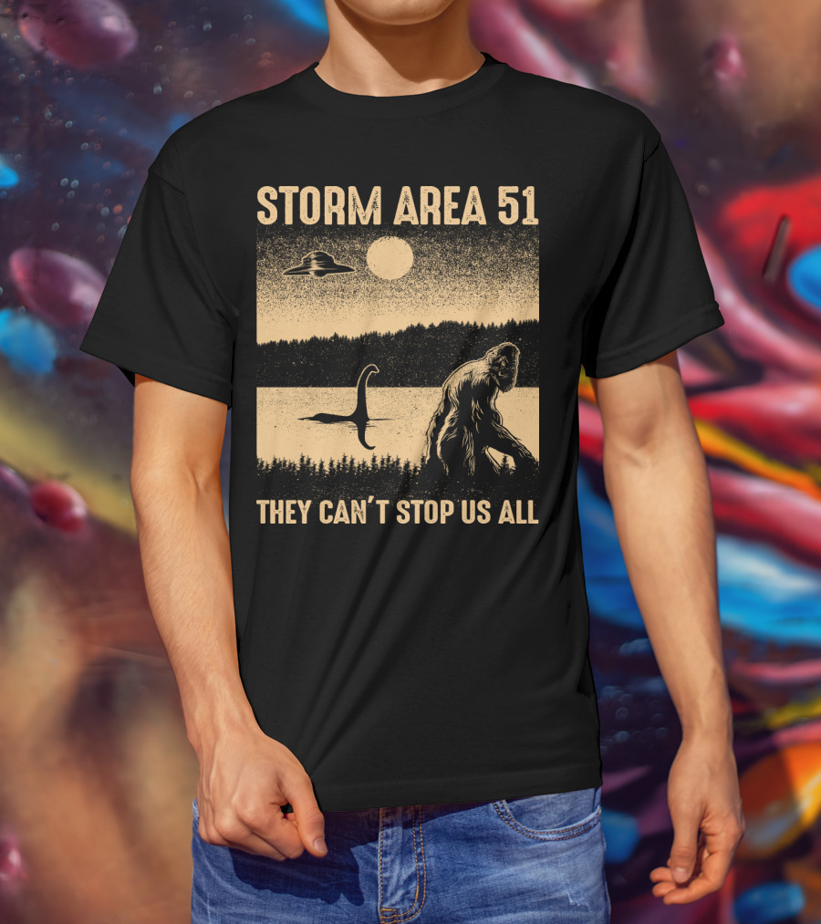 Storm Area 51 They Can't Stop US All T-Shirt