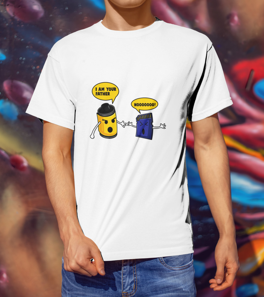 I Am Your Father Nooooooo Photography Film SD Card T-Shirt