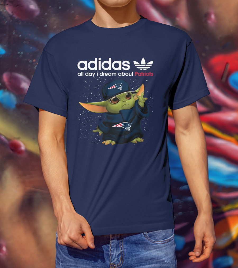 All Day I Dream About Patriots Yoda T-Shirt