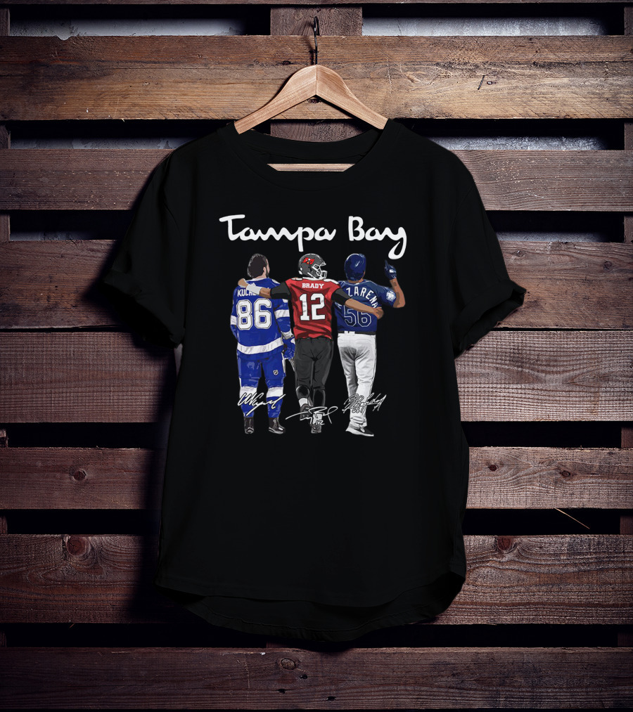 Tampa Bay Kucherov Brady Zaren 86 12 56 T-Shirt