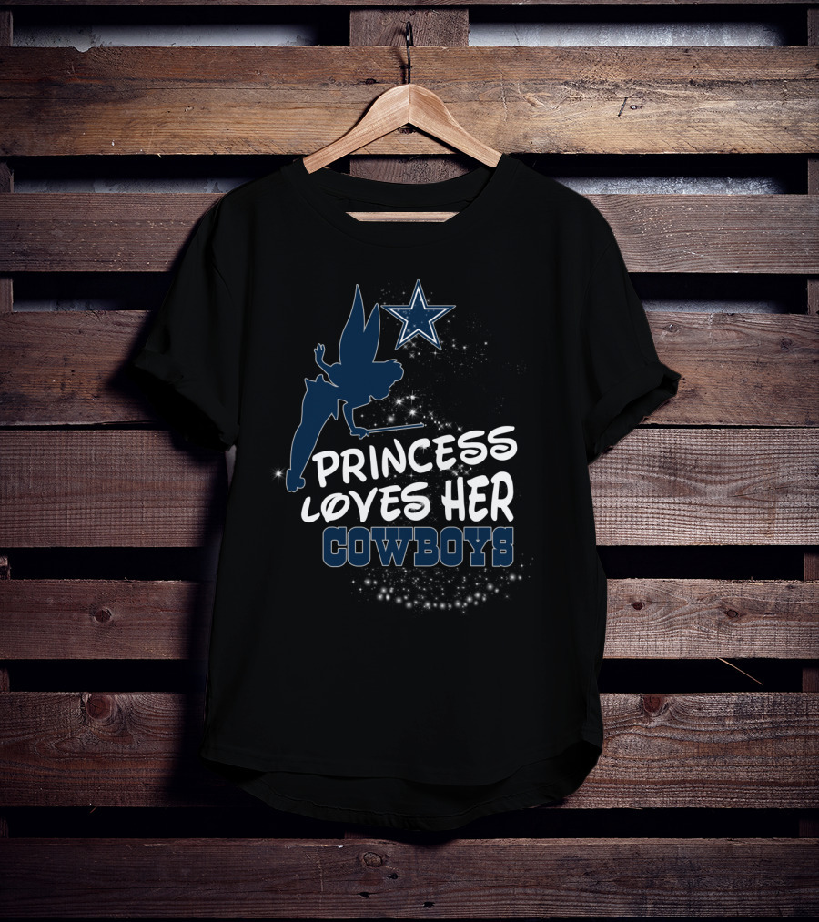 Princess Loves Her Dallas Cowboys Star T-Shirt