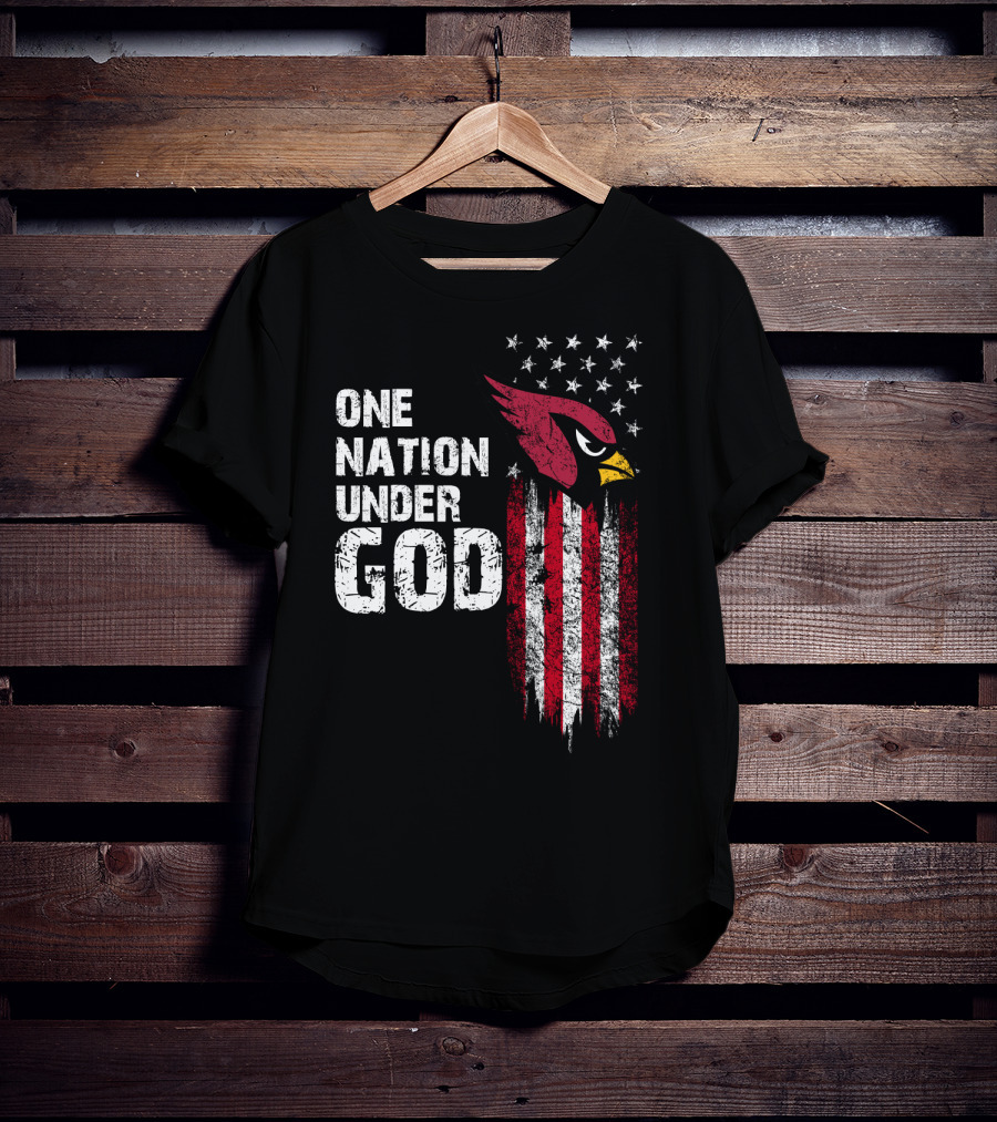 One Nation Under God Cardinals Fans T-Shirt