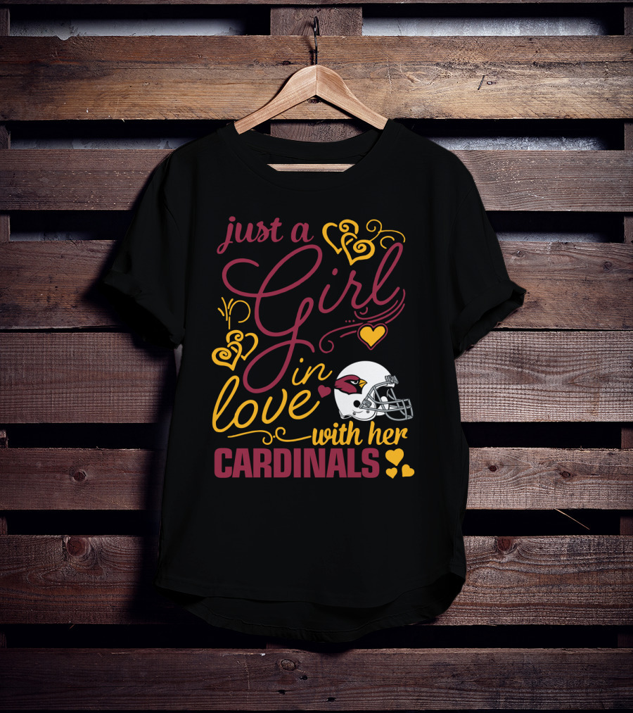 Just A Girl In Love With Her Cardinals T-Shirt