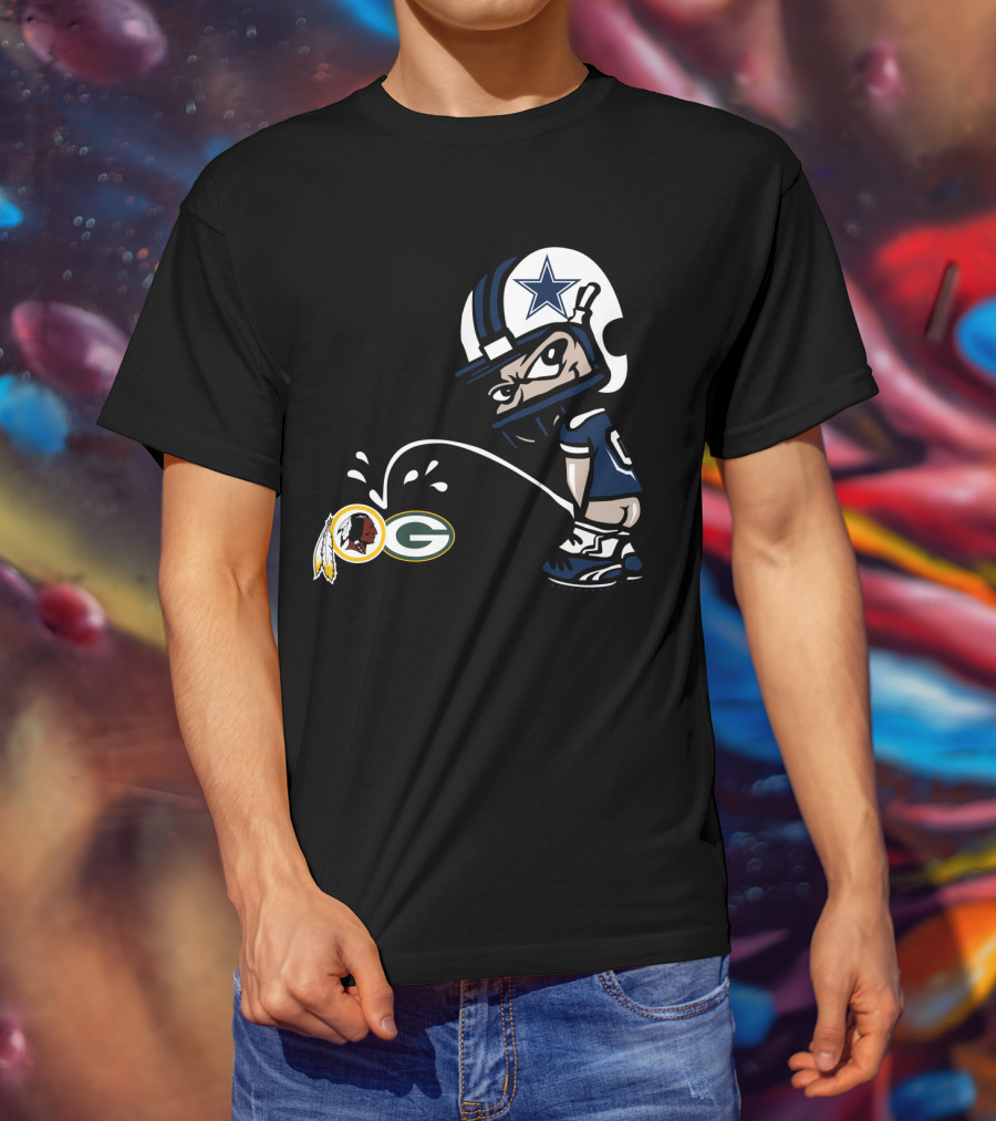 Cowboys Nation Rivalry Symbols Football Humor T-Shirt