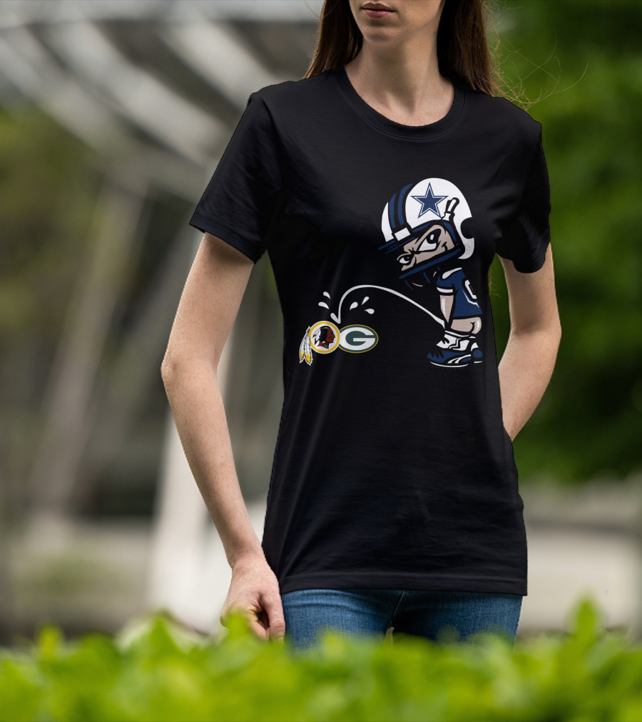 Cowboys Nation Rivalry Symbols Football Humor T-Shirt