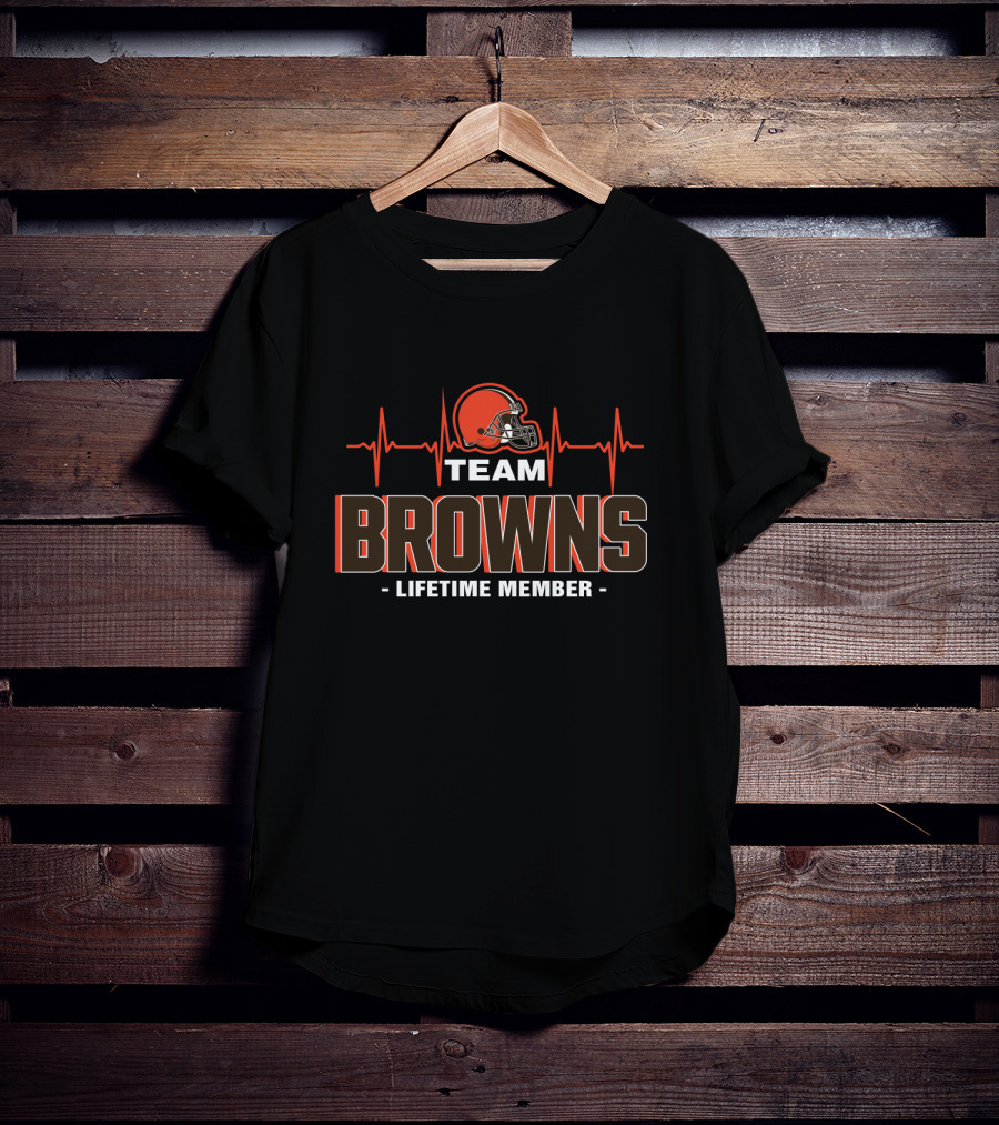 Team Cleveland Browns Lifetime Member T-Shirt