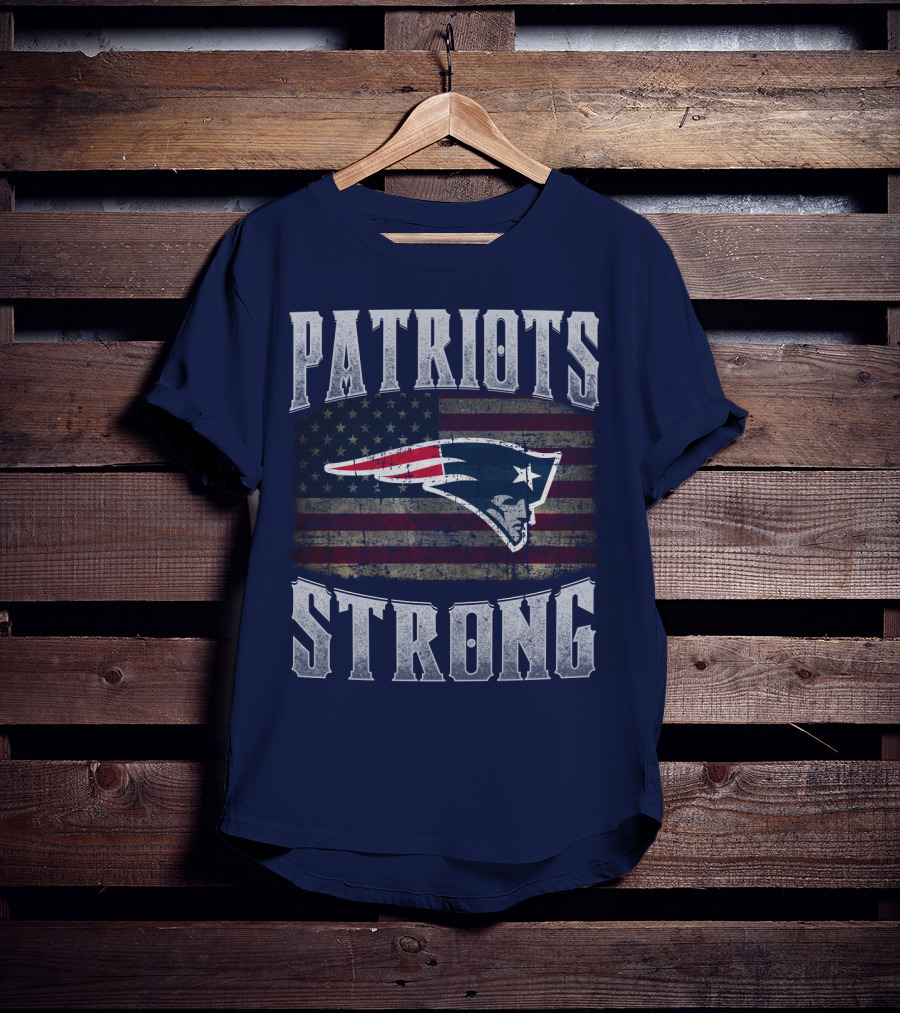 Patriots Strong Flag New England Patriots T-Shirt