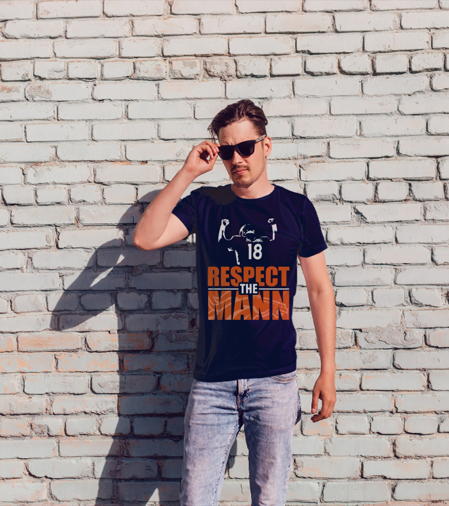 Manning Respect The Mann 18 Denver Broncos T-Shirt