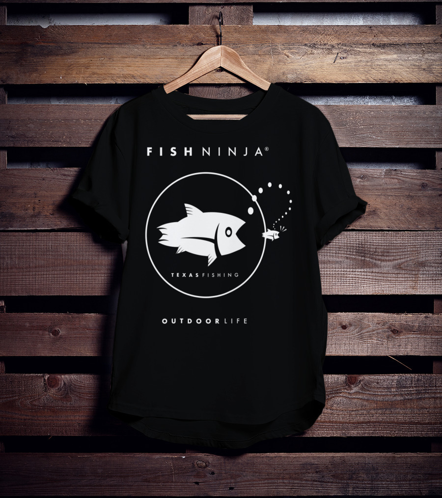 FISH NINJA Texas Fishing Outdoor Life T-Shirt