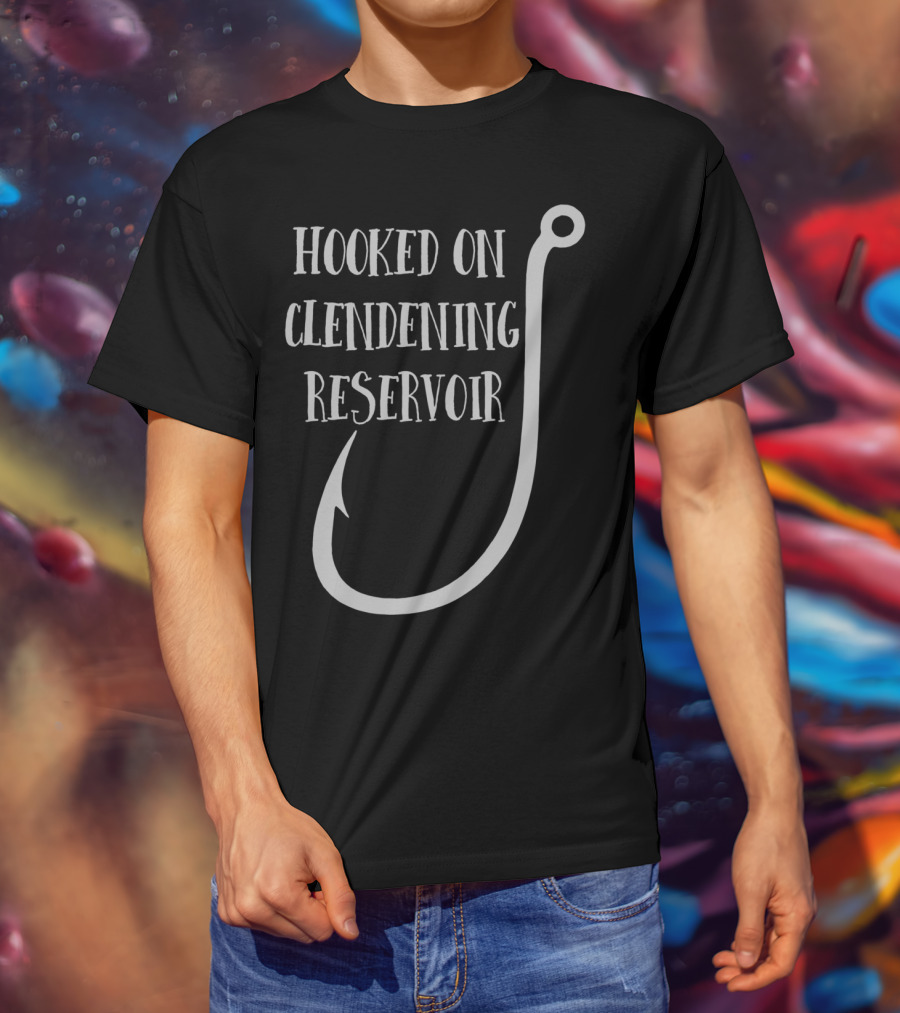 Hooked On Clendening Reservoir Fishing Adventure Ohio T-Shirt