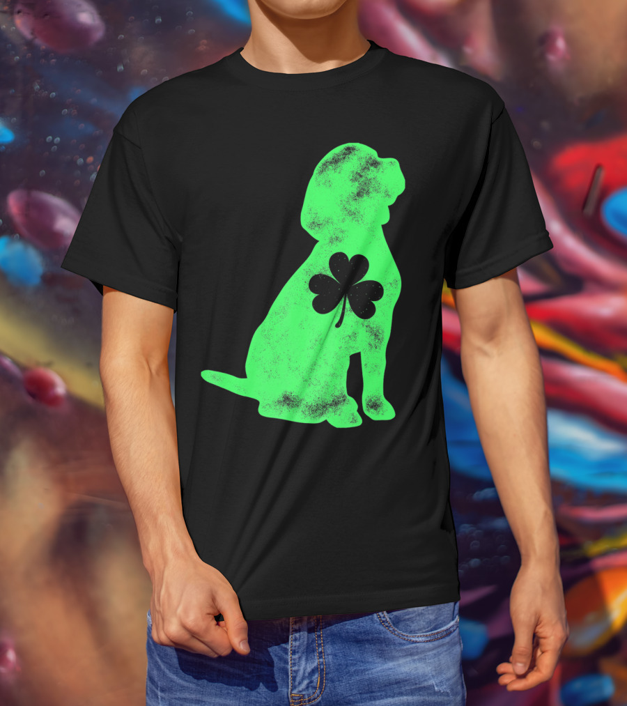 Beagle St Patricks Day Shamrock T-Shirt