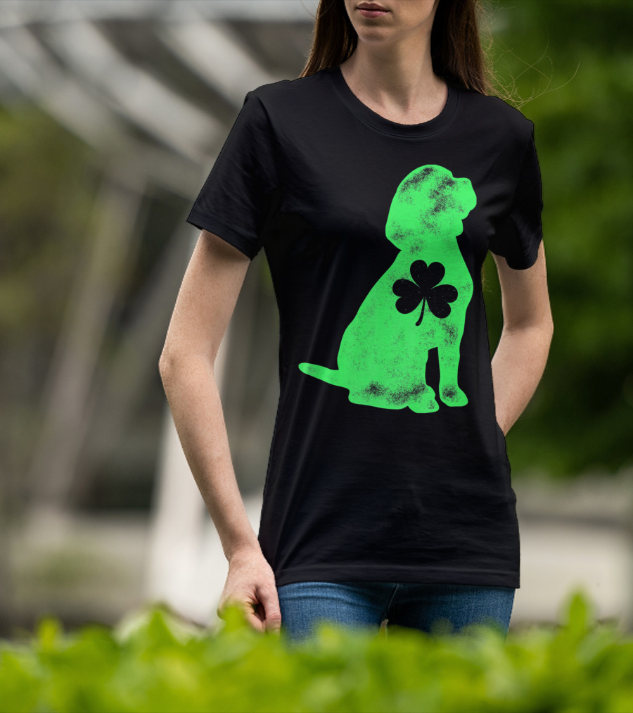 Beagle St Patricks Day Shamrock T-Shirt