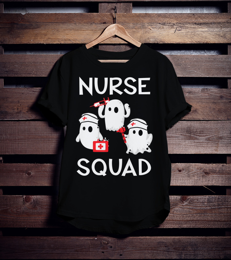 Nurse Squad Boo Boo Ghost Trio T-Shirt
