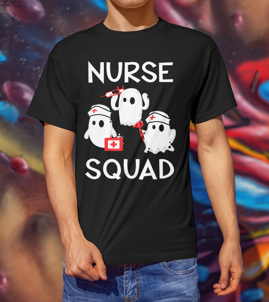Nurse Squad Boo Boo Ghost Trio T-Shirt