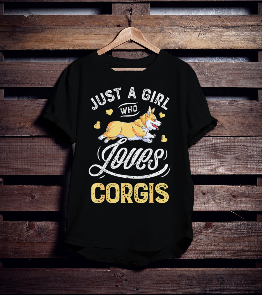Just A Girl Who Loves Corgis T-Shirt
