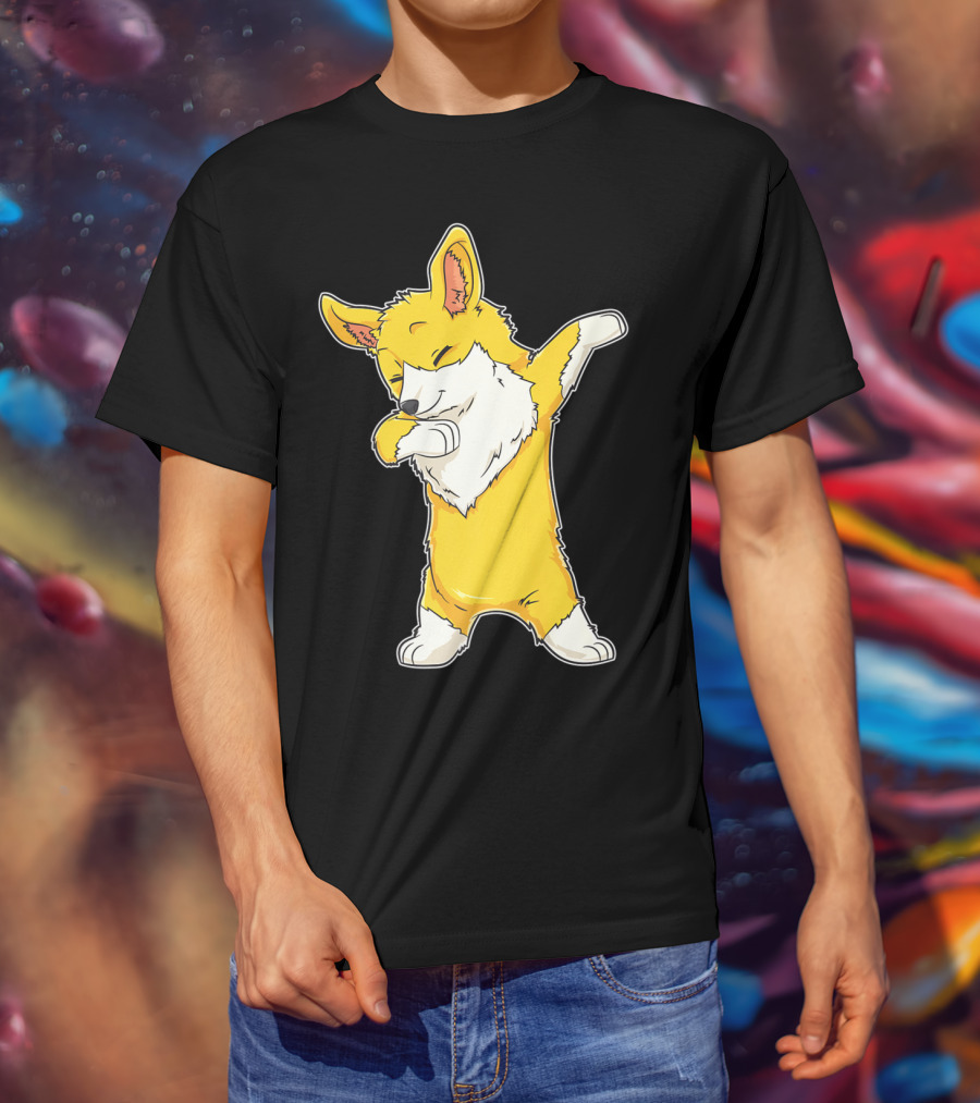 Corgi Dabbing Dance Welsh Corgis Dab T-Shirt
