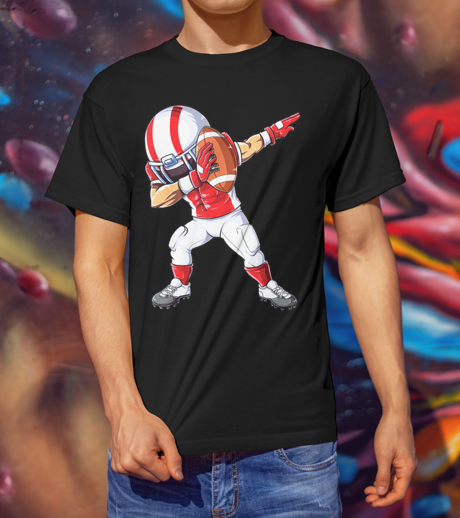 Dabbing Football Player Dab Dance Pose T-Shirt