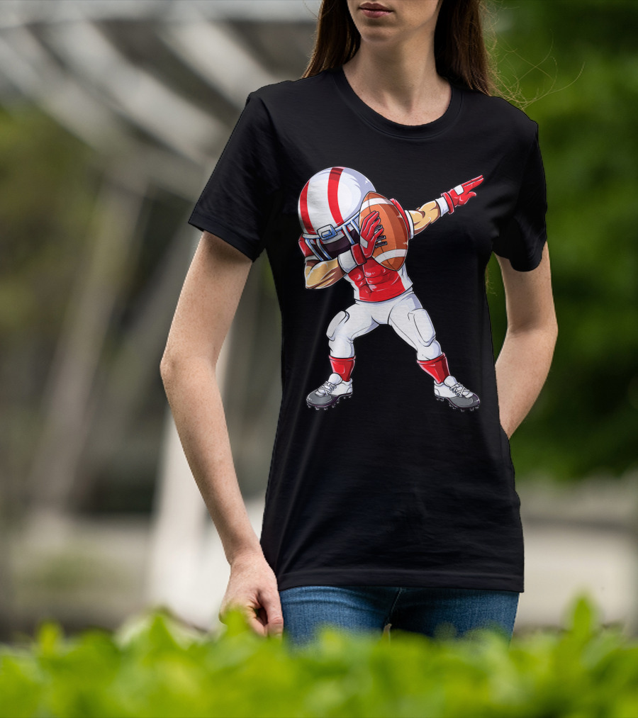 Dabbing Football Player Dab Dance Pose T-Shirt