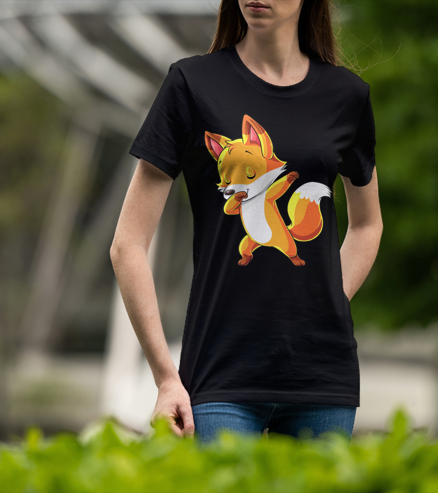 Dabbing Fox Funny Dab Women T-Shirt