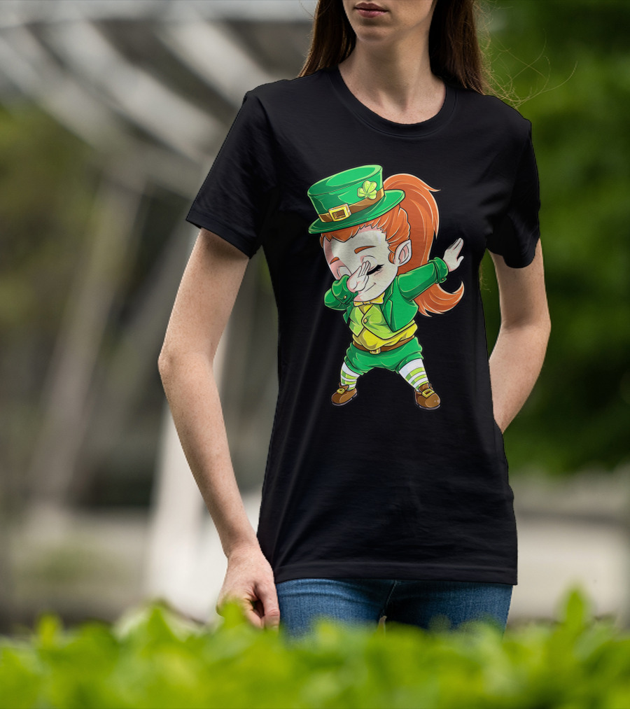 Dabbing Leprechaun St. Patrick's Day Animation T-Shirt