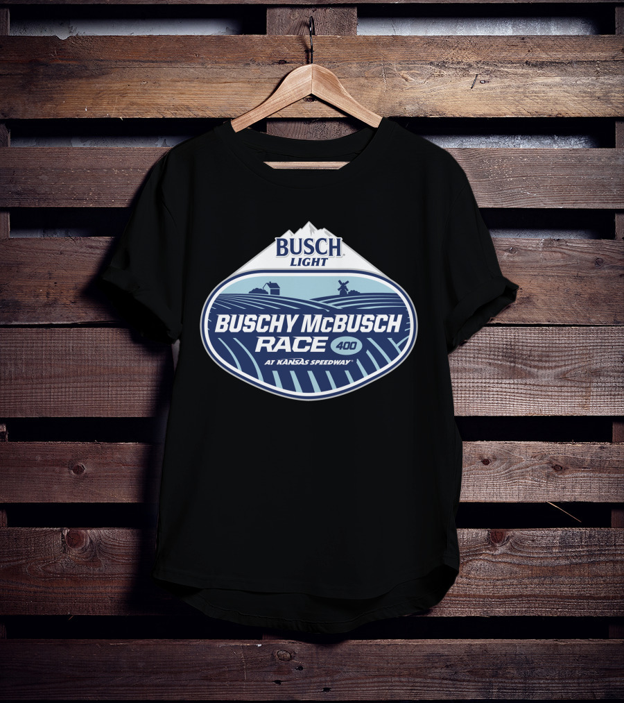 Busch Light Buschy McBusch Race 400 At Kansas Speedway T-Shirt
