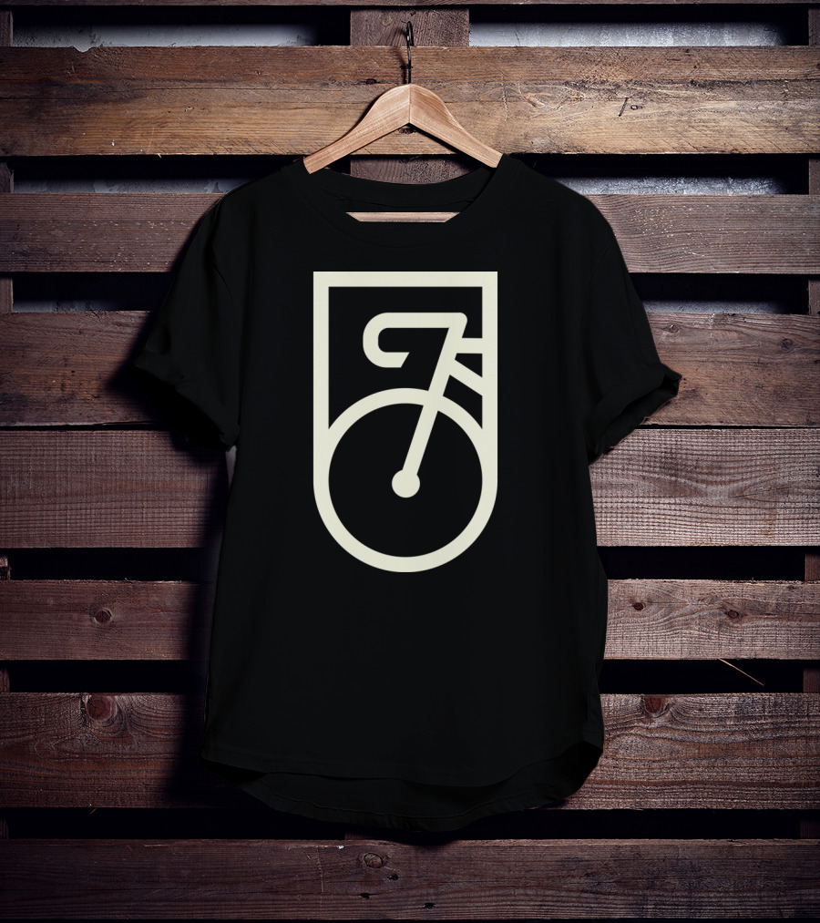 Bike Shield Icon Minimalist T-Shirt